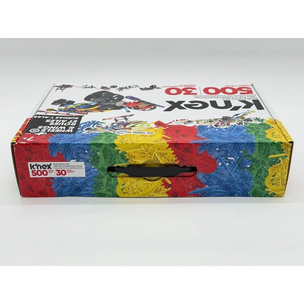 KNEX‎ Wheels & Wings Building Set 500 Pieces 30 Models 80208 STEM Toy Kit